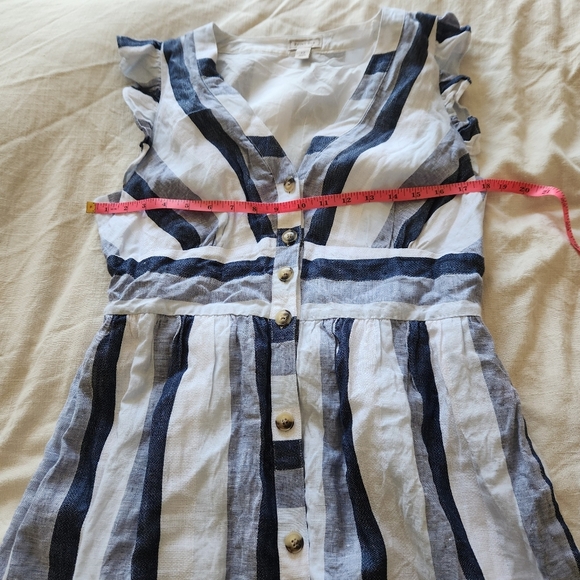 Striped Blue and White Dress - Picture 11 of 14